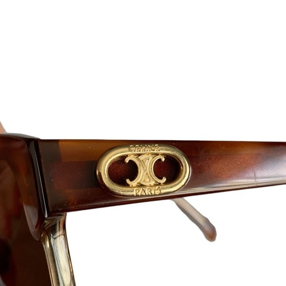Celine Eyewear Tortoiseshell Acetate Sunglasses - Picture 15 of 17